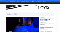 Desktop Screenshot of lloydmagazin.com