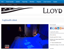 Tablet Screenshot of lloydmagazin.com